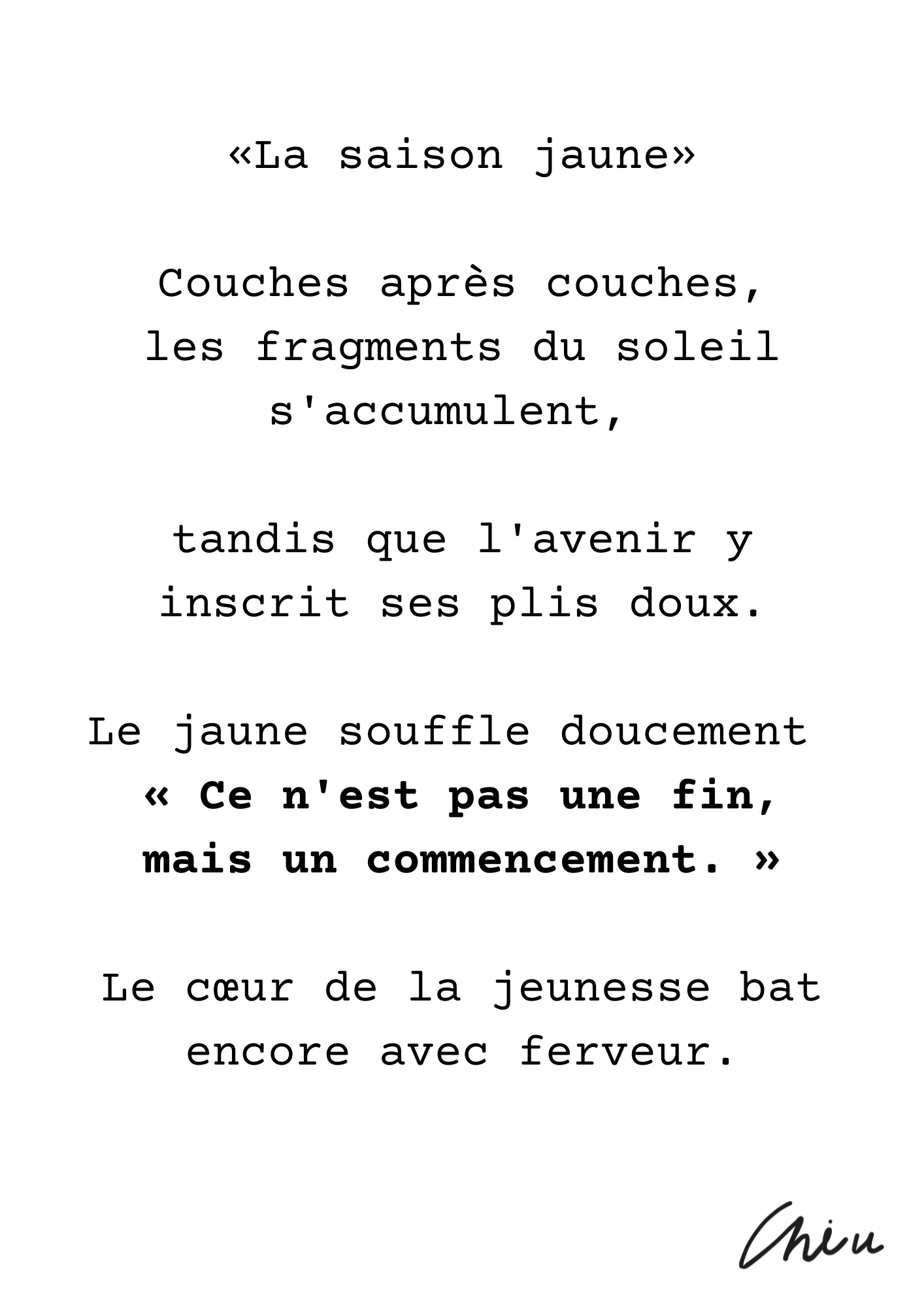 Jaune - French Version